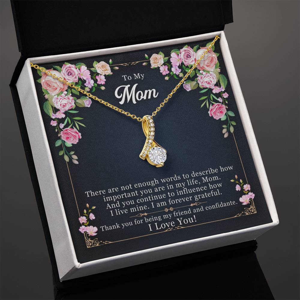 To my mom, thank you for being my friend