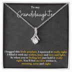 To my granddaughter, you'll feel my love within this