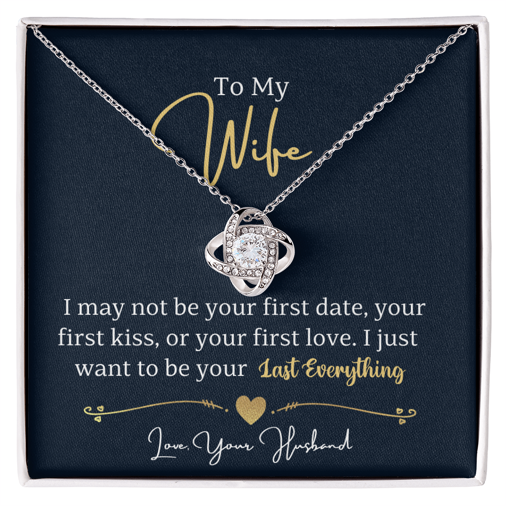 To My Wife Love Knot Necklace
