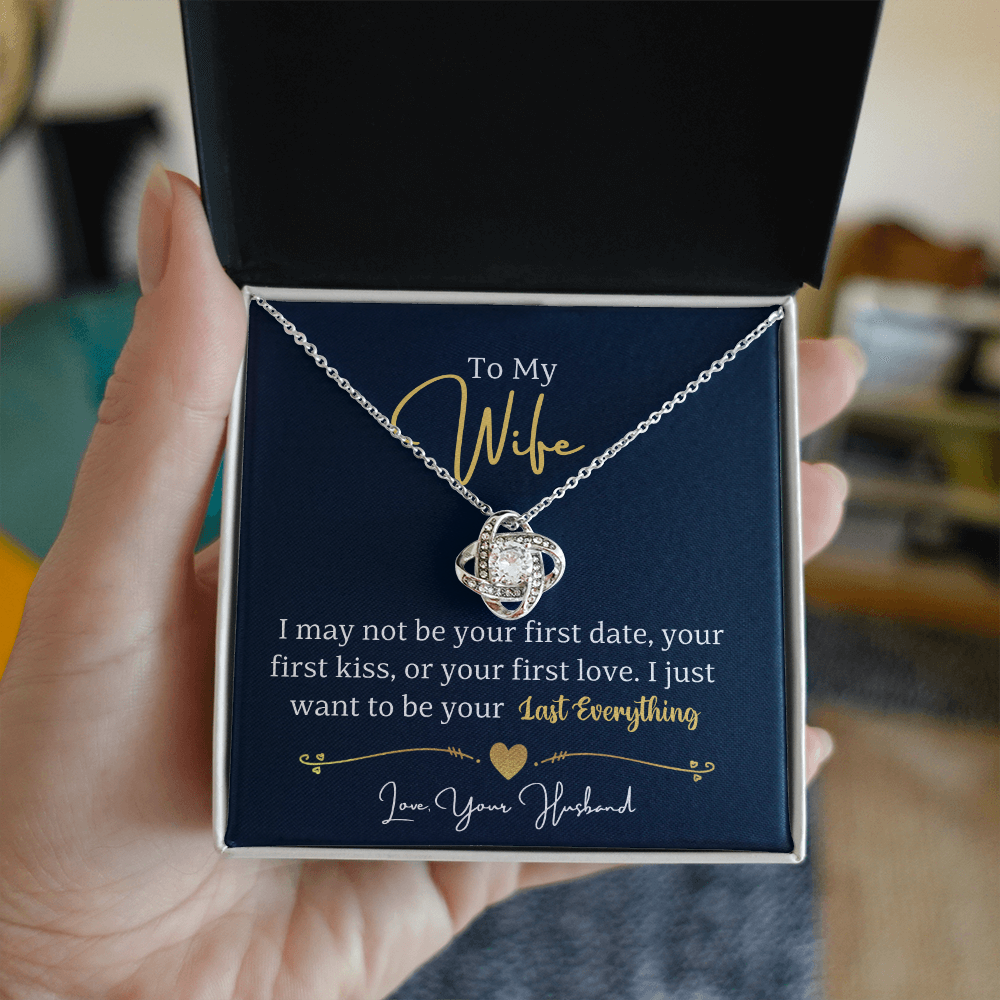 To My Wife Love Knot Necklace