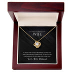 To my gorgeous wife, I'd devote my last breath to telling you I love you