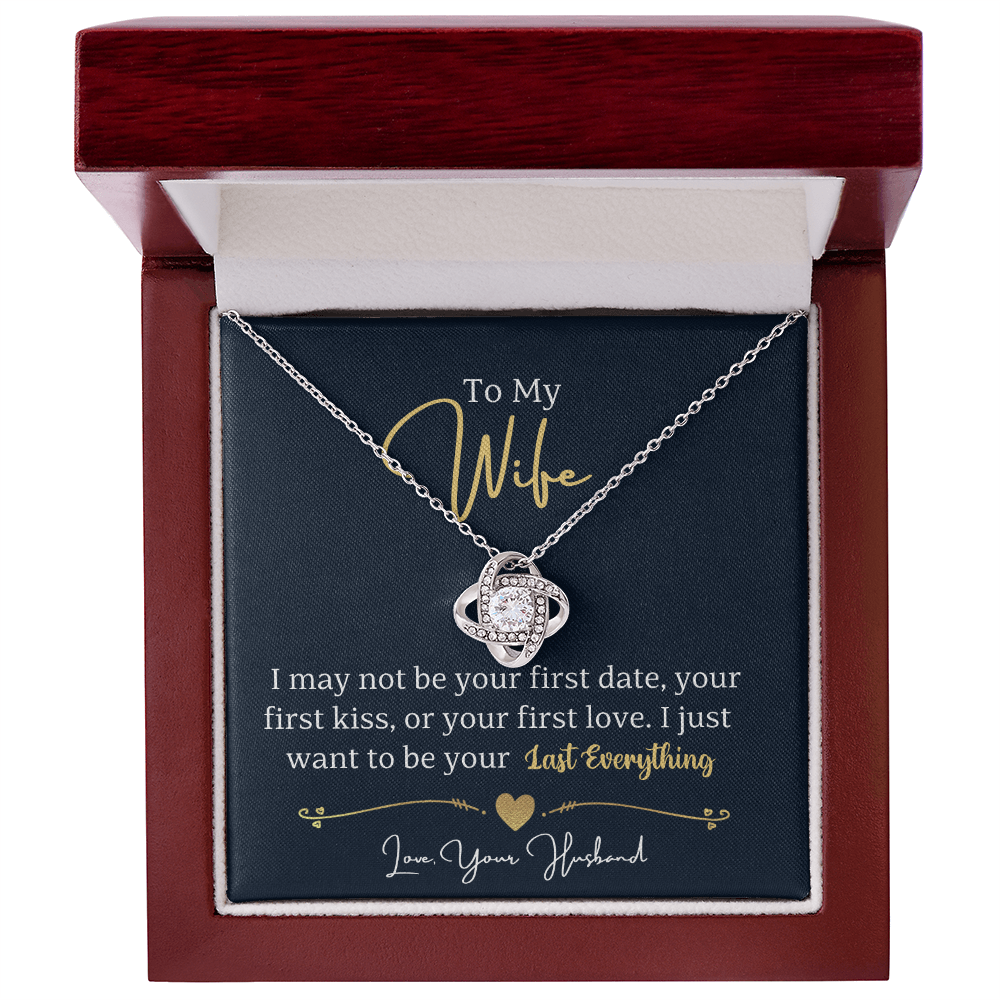 To My Wife Love Knot Necklace