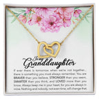 To my granddaughter, always keep me in your heart