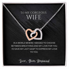 To my gorgeous wife, I'd save my last gasp to express my love to you