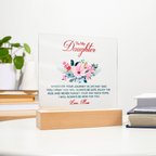 Acrylic Bundle - To my daughter, wherever your journey in life may take you