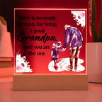 Acrylic Square Design - Grandpa